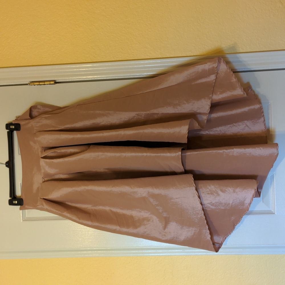 Shimmery High-Low Cocktail Skirt